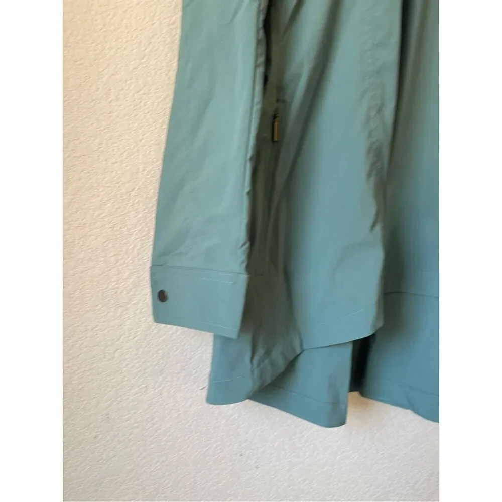 NWOT Athleta Advantage Poplin Top Teal‎ Breathable Rain Jacket Small - Picture 3 of 8
